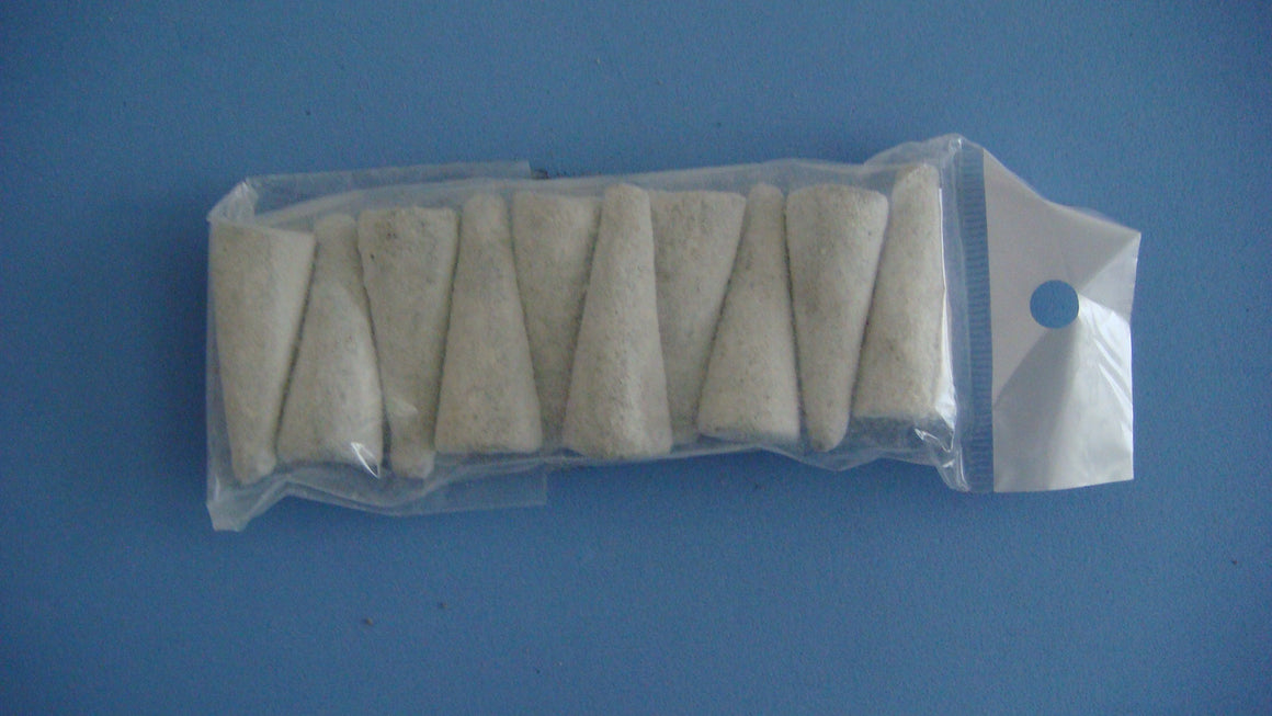 10 Conos de Copal Chicos 4.5cm de Incienso De Copal Blanca Tradicional