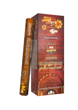 300 Cajitas Incienso Hexagonal Anand y Darshan Aromas Surtidas por Mayoreo