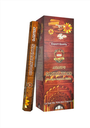 150 Cajitas Incienso Hexagonal Anand y Darshan Aromas Surtidas por Mayoreo