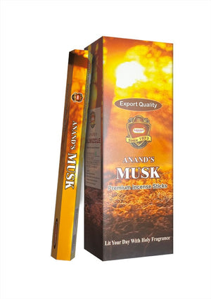 150 Cajitas Incienso Hexagonal Anand y Darshan Aromas Surtidas por Mayoreo
