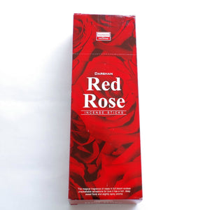 Caja de Incienso Darshan Rosa Roja
