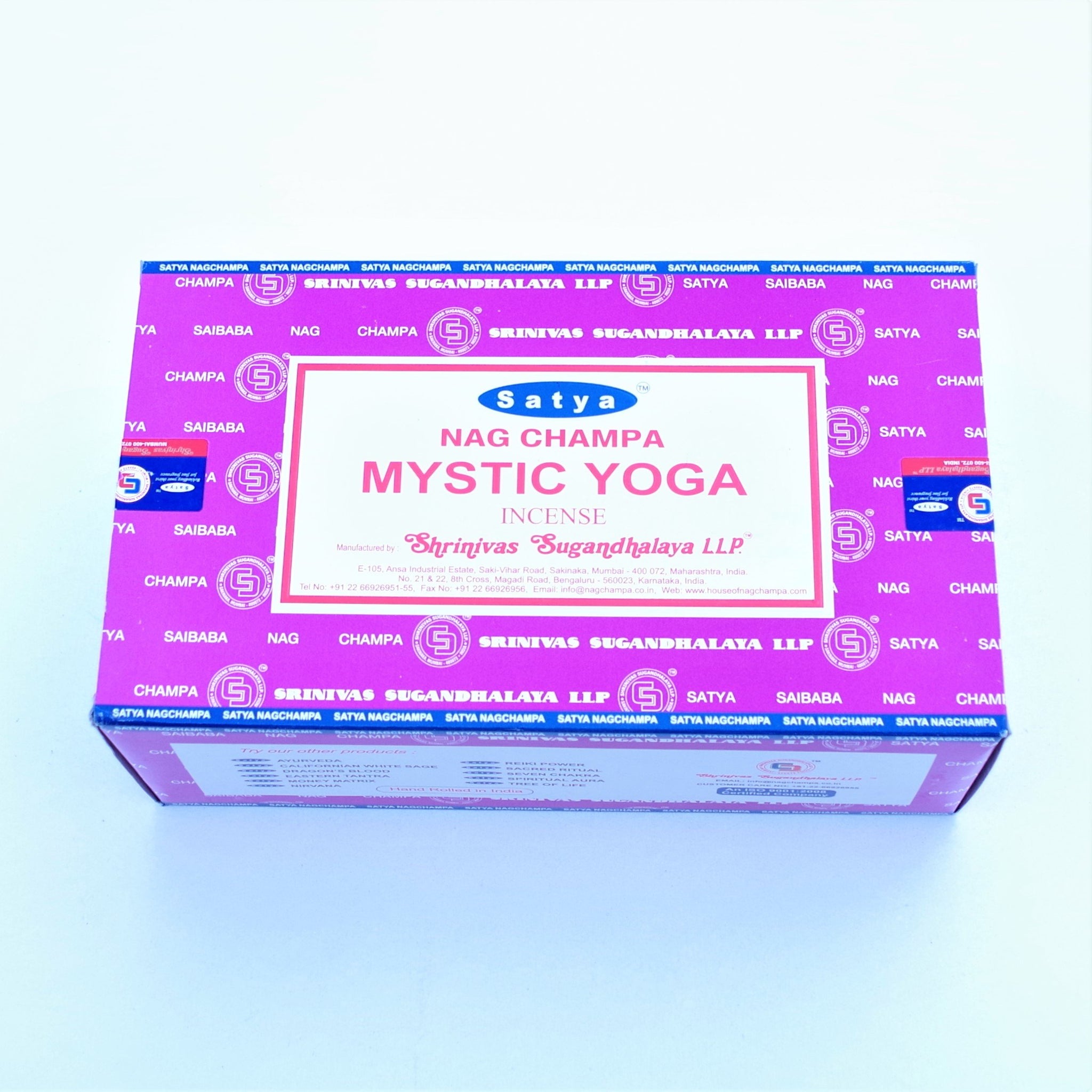 Incienso Satya Yoga Mistico (Mystic Yoga)