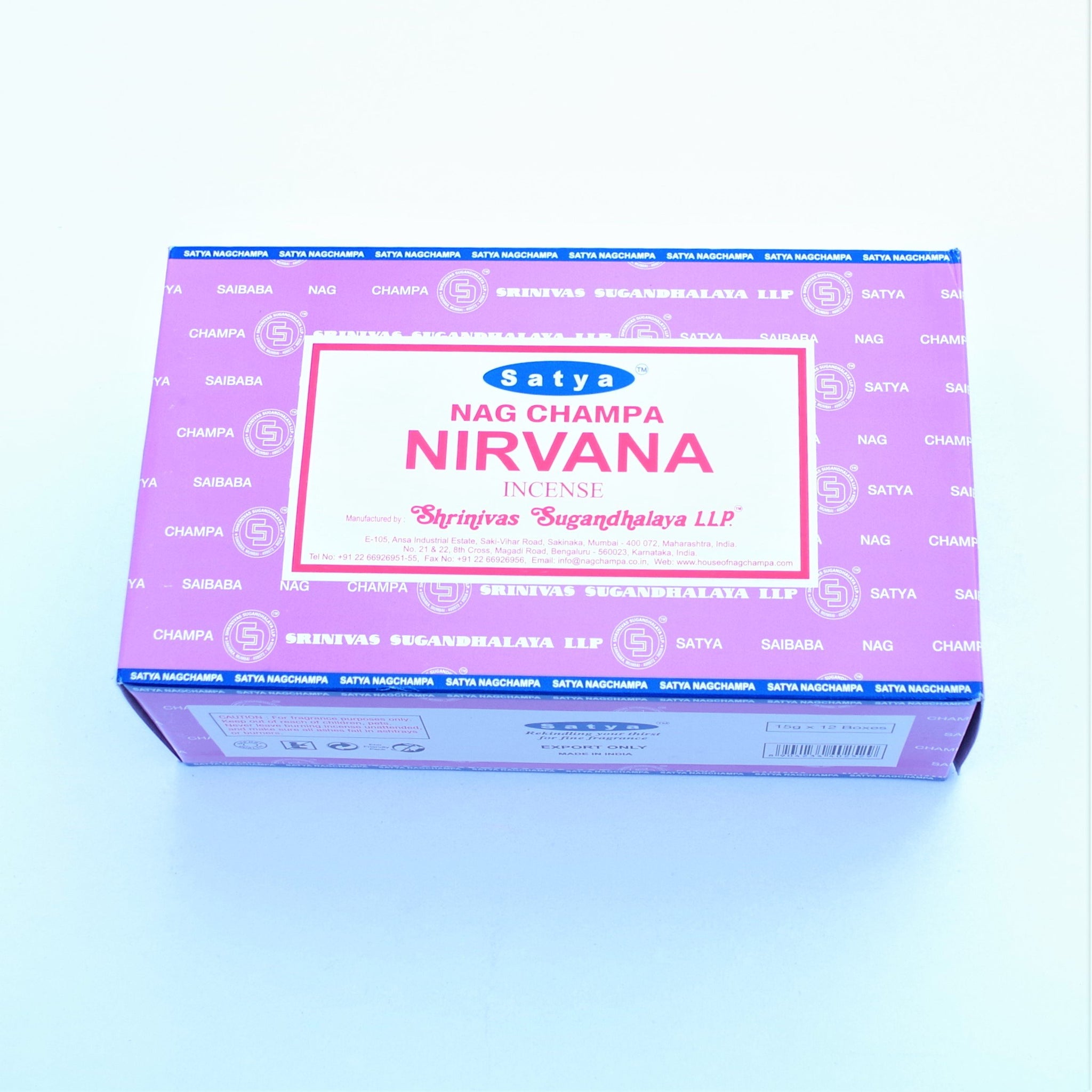 Incienso Satya Nirvana