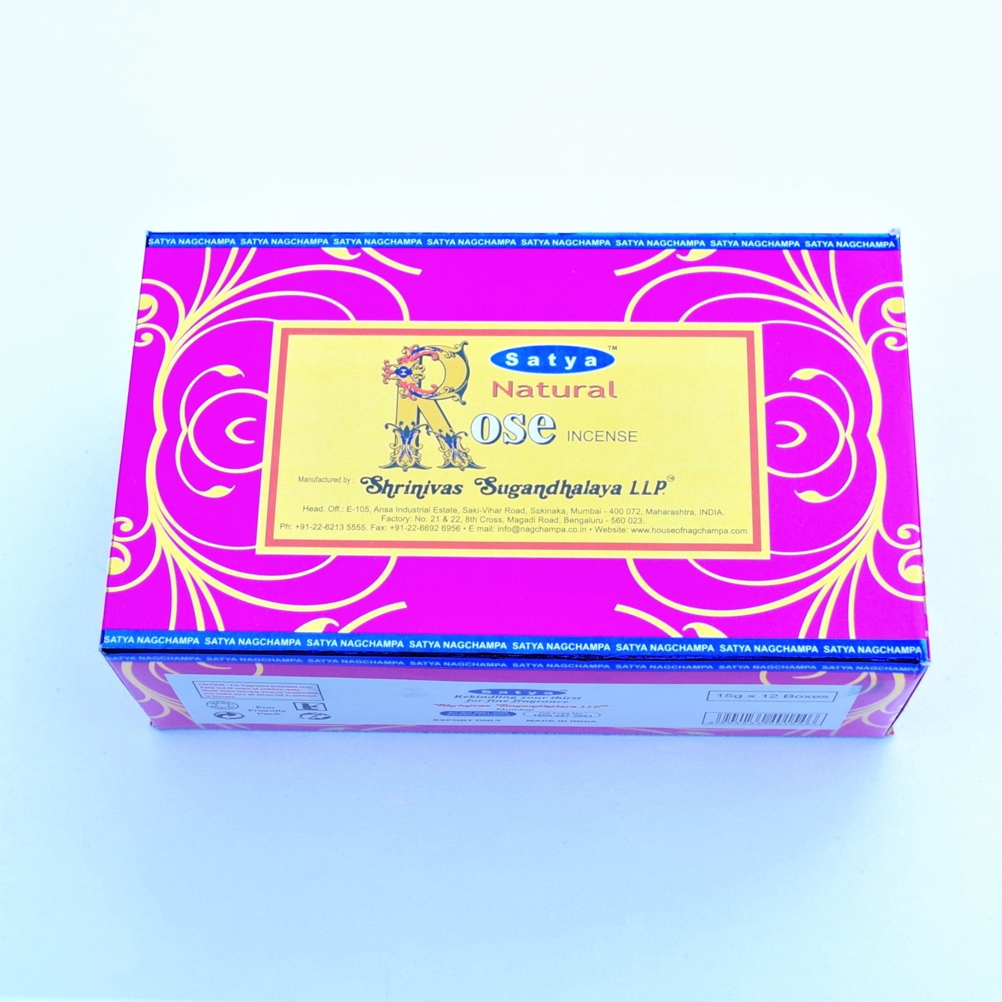 Incienso Satya Rosa (Rose)